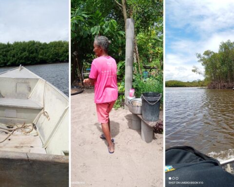 Pescadores de Canavieiras sofrem com salinização da água potável